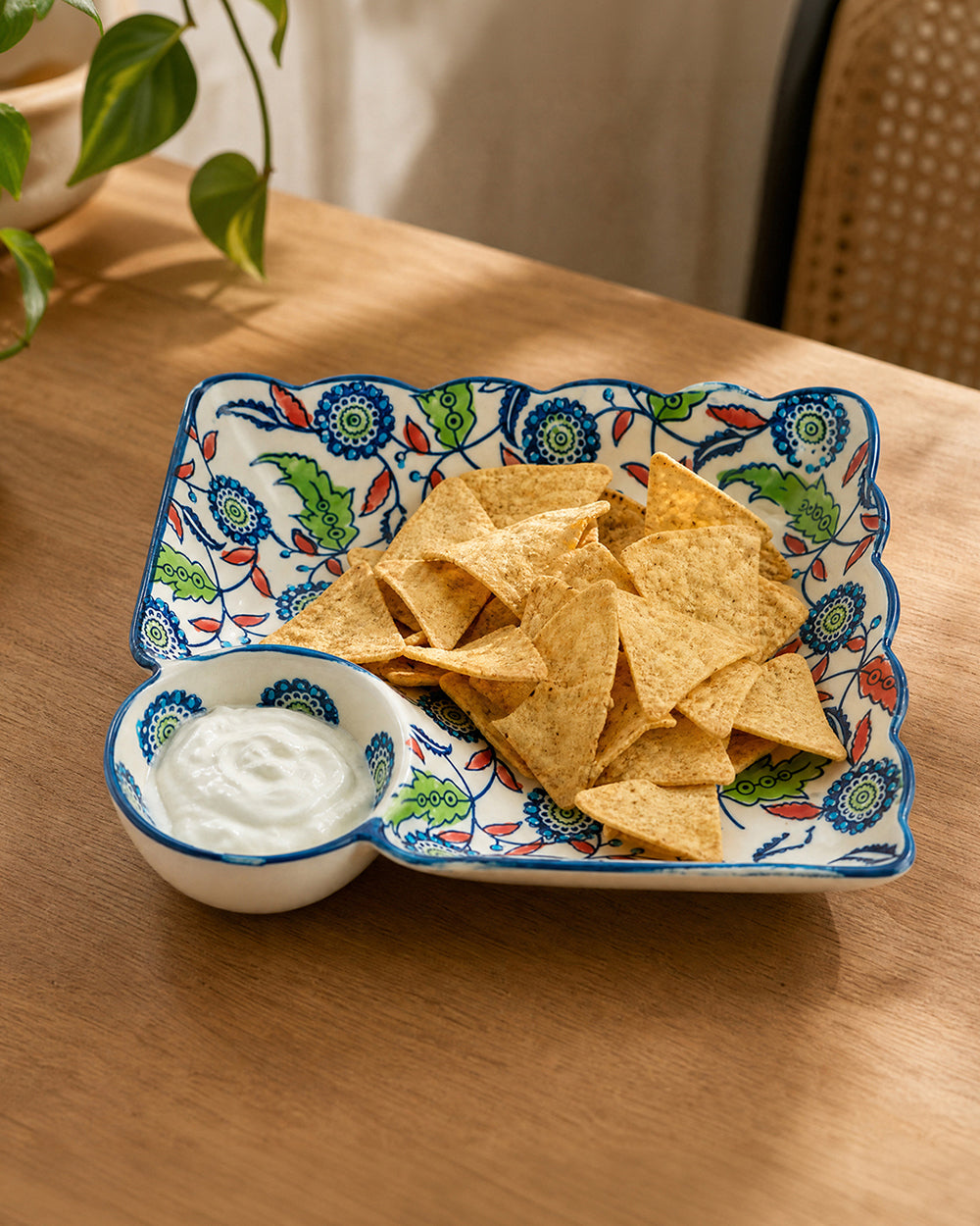 Jaipur Backyard Chips & Dip Platter