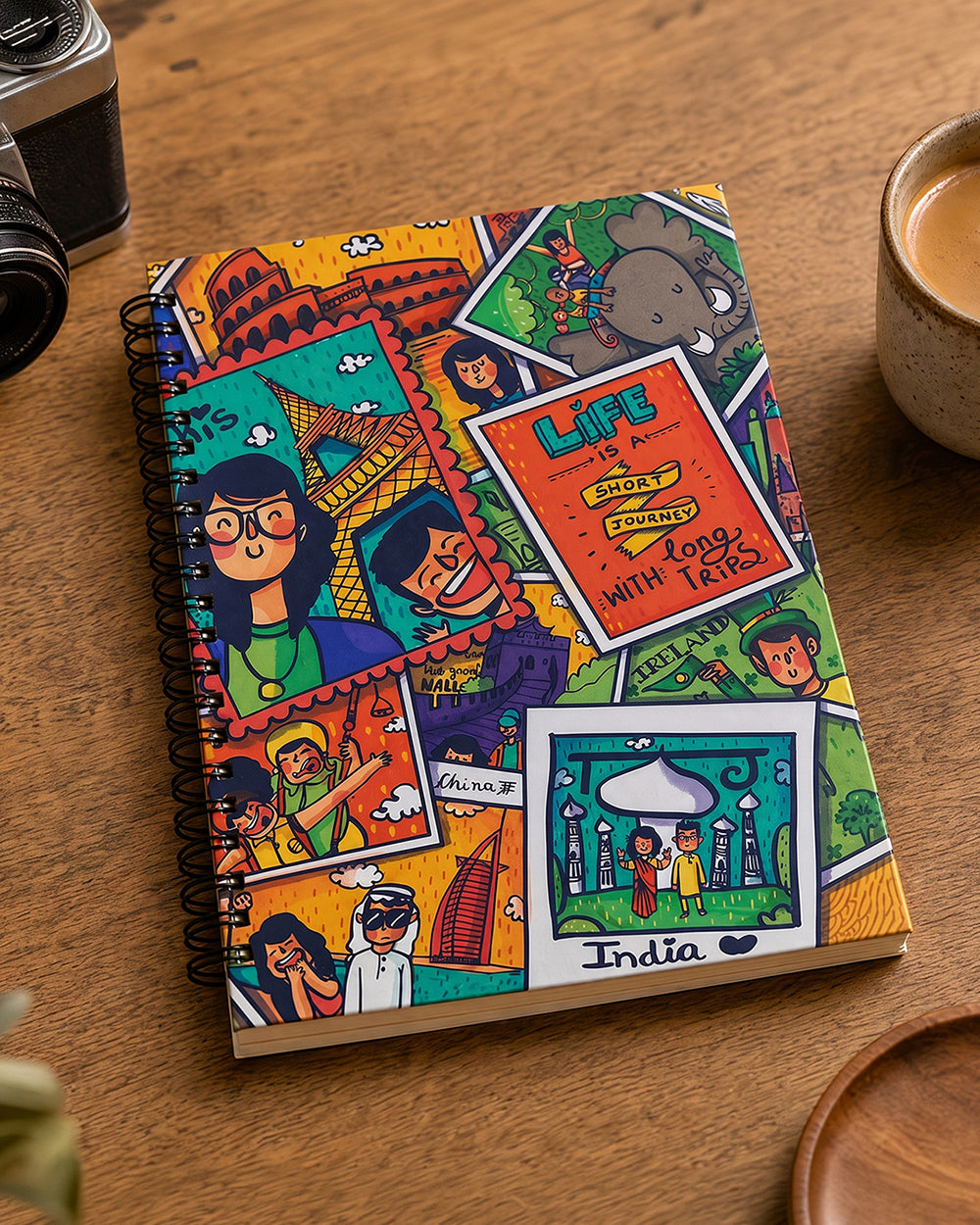 Let's Travel Together Spiral Notebook