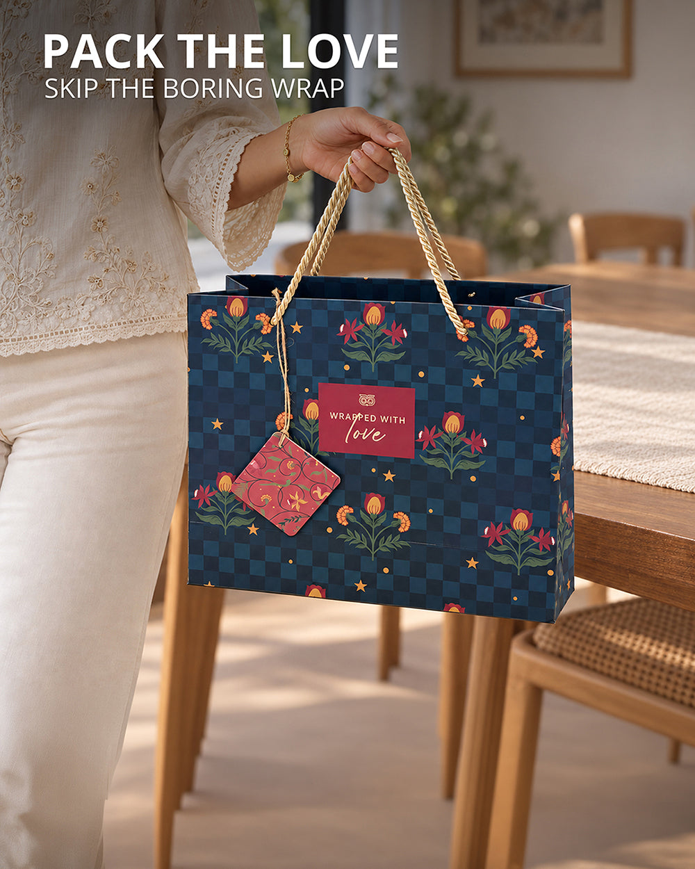Guldasta Gift Bag - Medium | Haveli Socials
