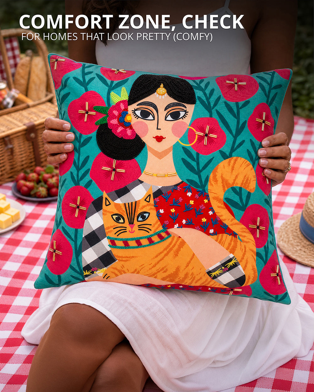 Cat Lady 16” Cushion Cover