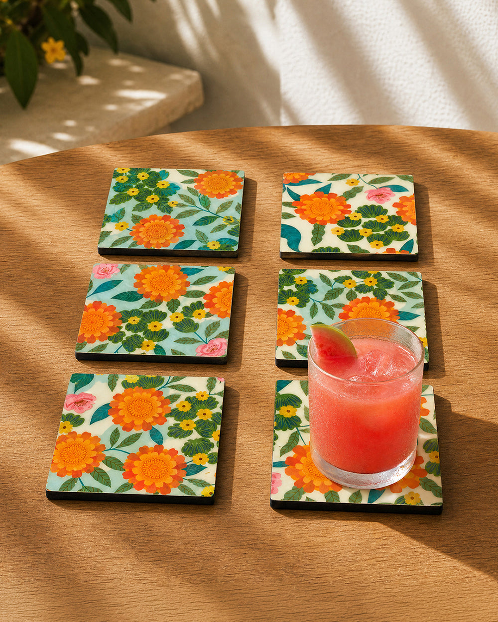 Marigold Coasters (Set of 6)