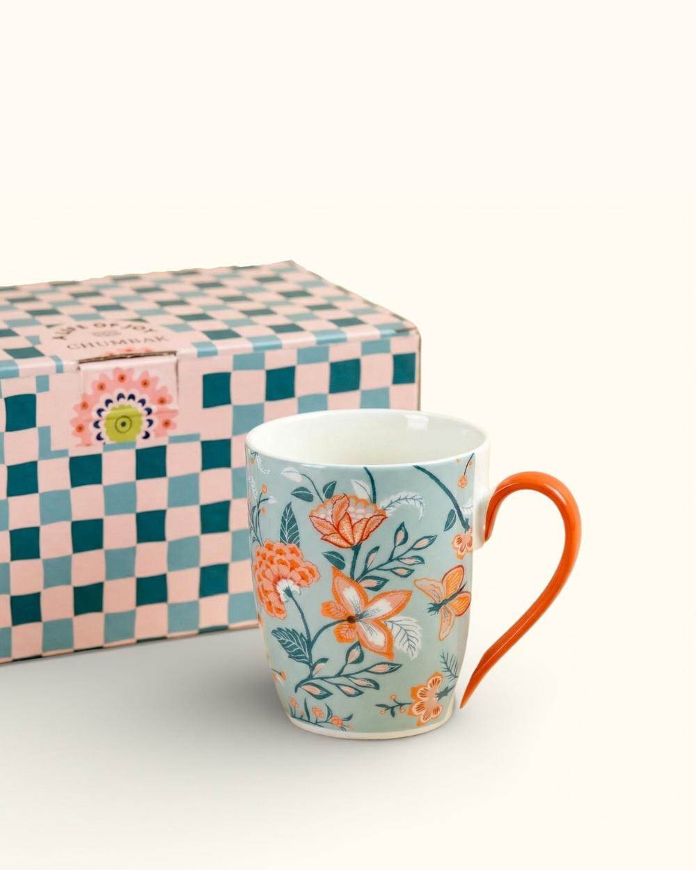 Chumbak Coffee & Joy Mug Gift Set of 2 | Comes in a Gift Box