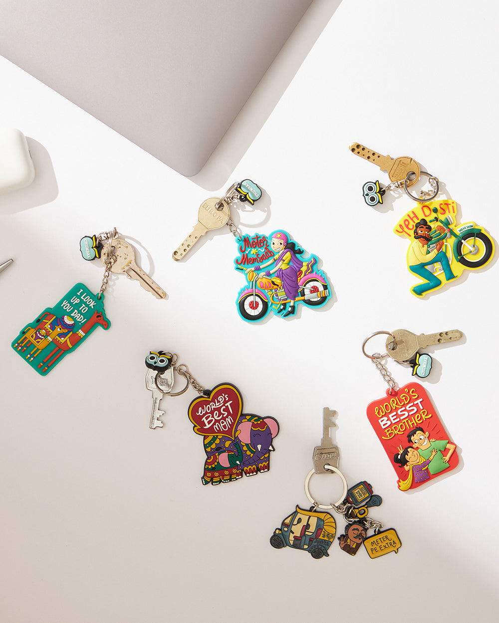 Chumbak Classic Best Brother Keychain