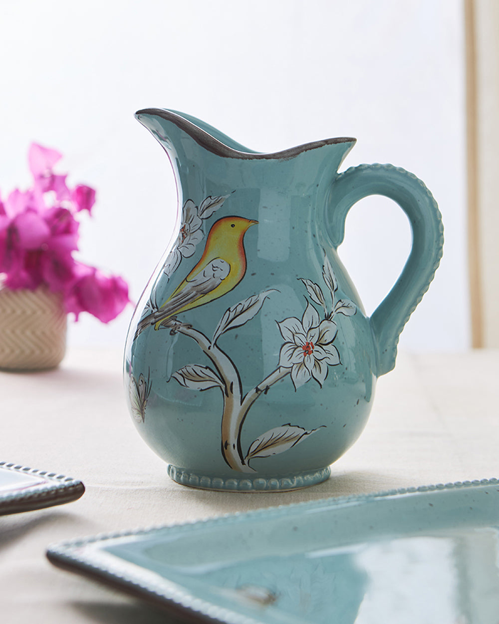 Flora Bird Pitcher