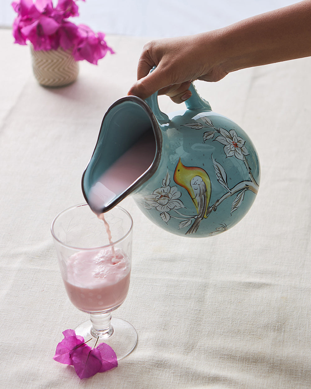 Flora Bird Pitcher