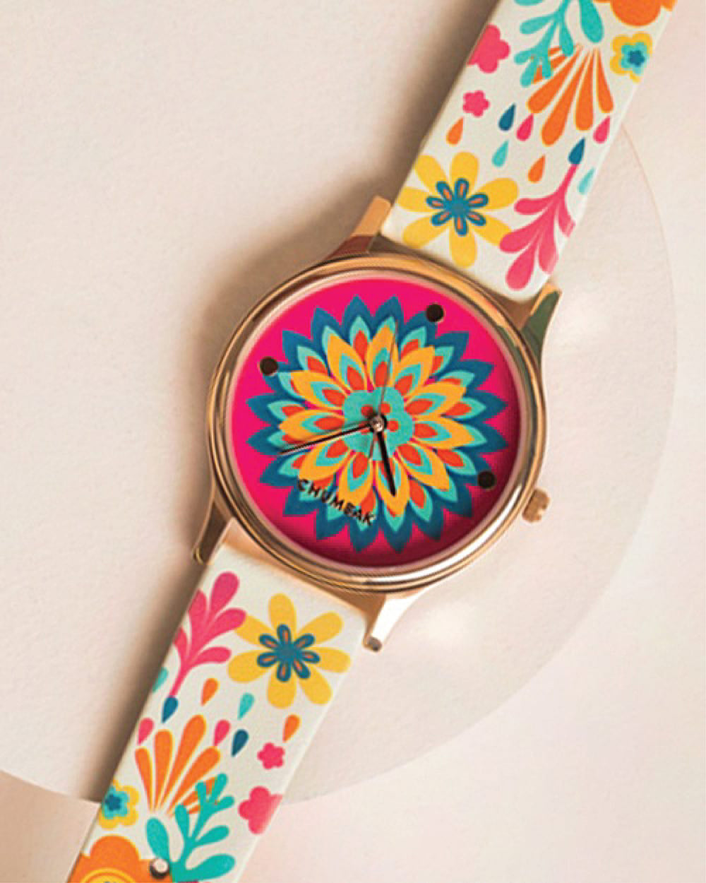 TEAL by Chumbak Jungle Burst Wrist Watch