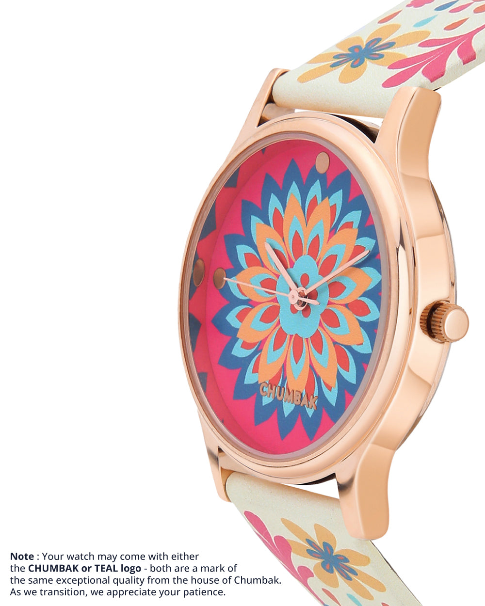 TEAL by Chumbak Jungle Burst Wrist Watch