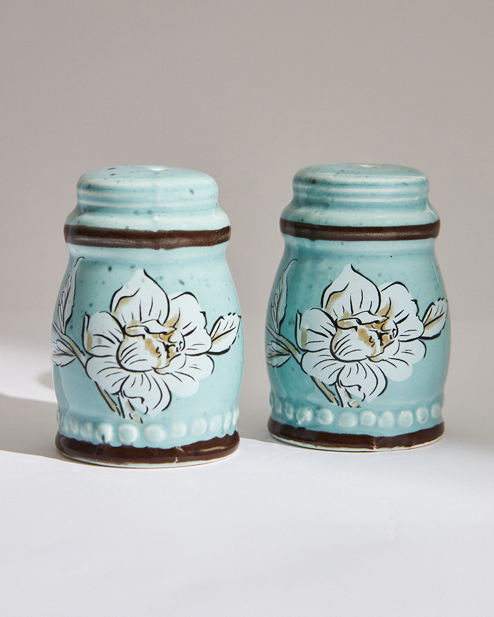 Flora Bird Salt & Pepper Cellar Set