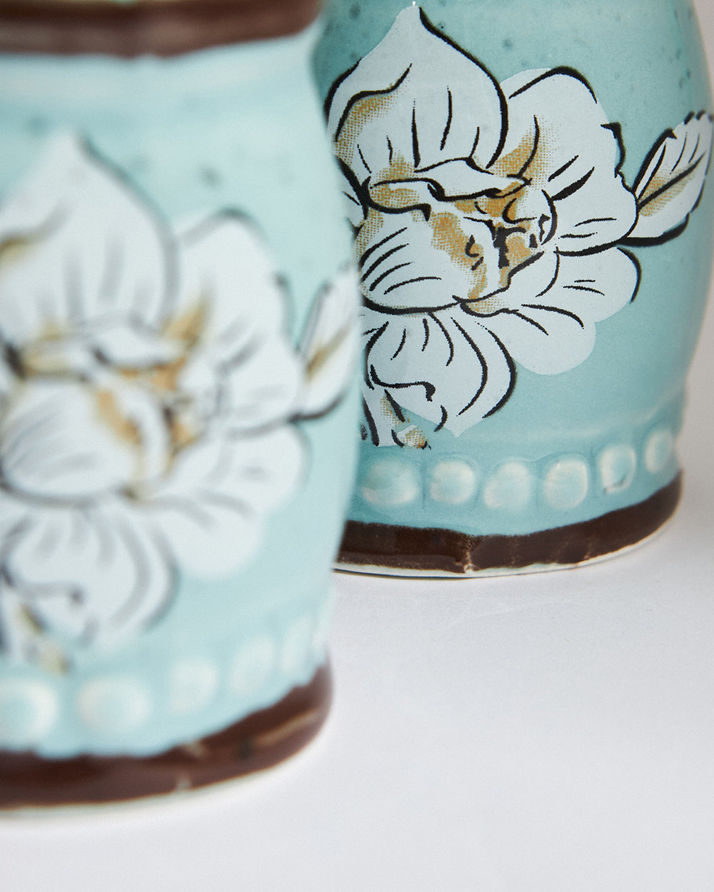 Flora Bird Salt & Pepper Cellar Set