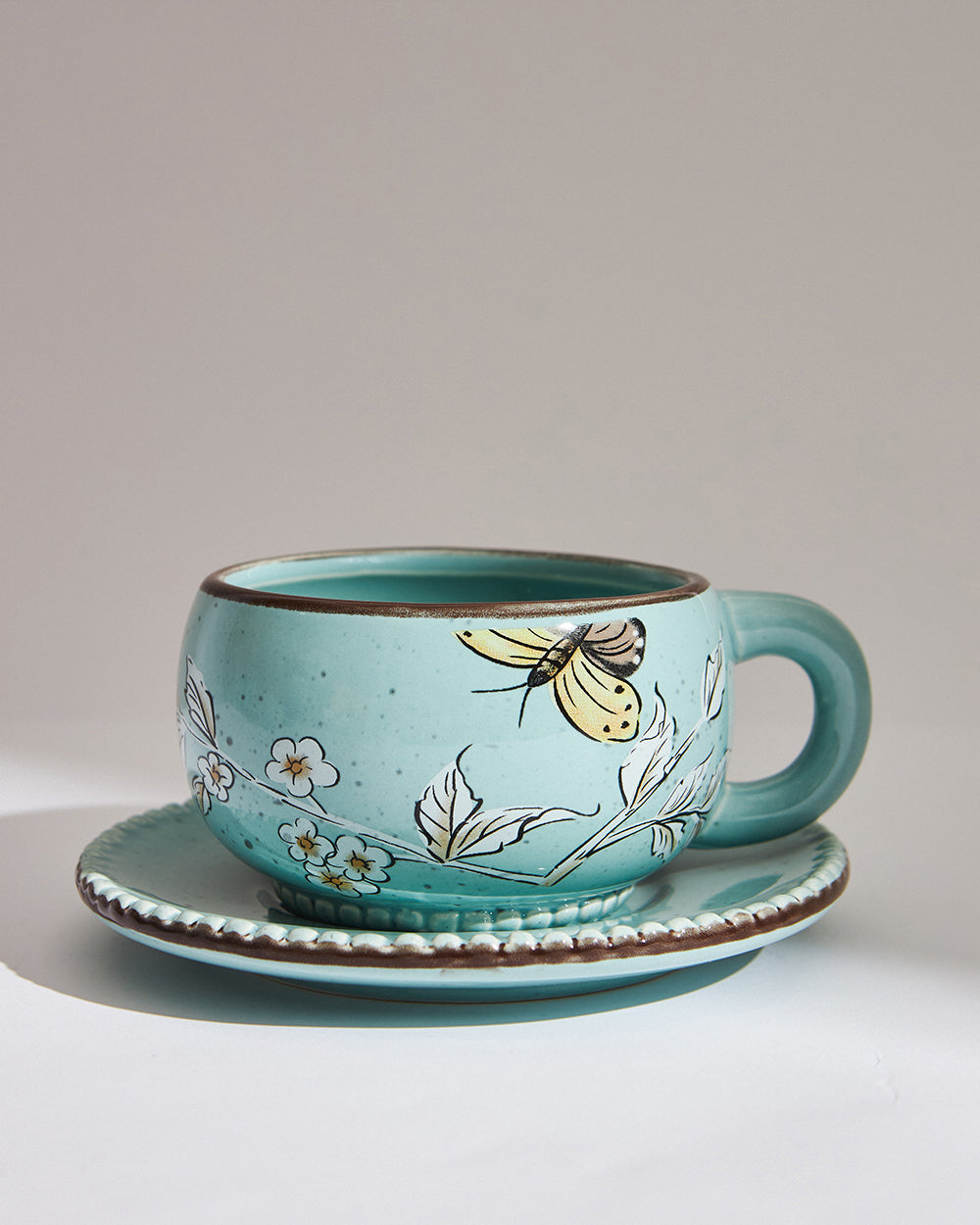 Flora Bird Cup & Saucer Set