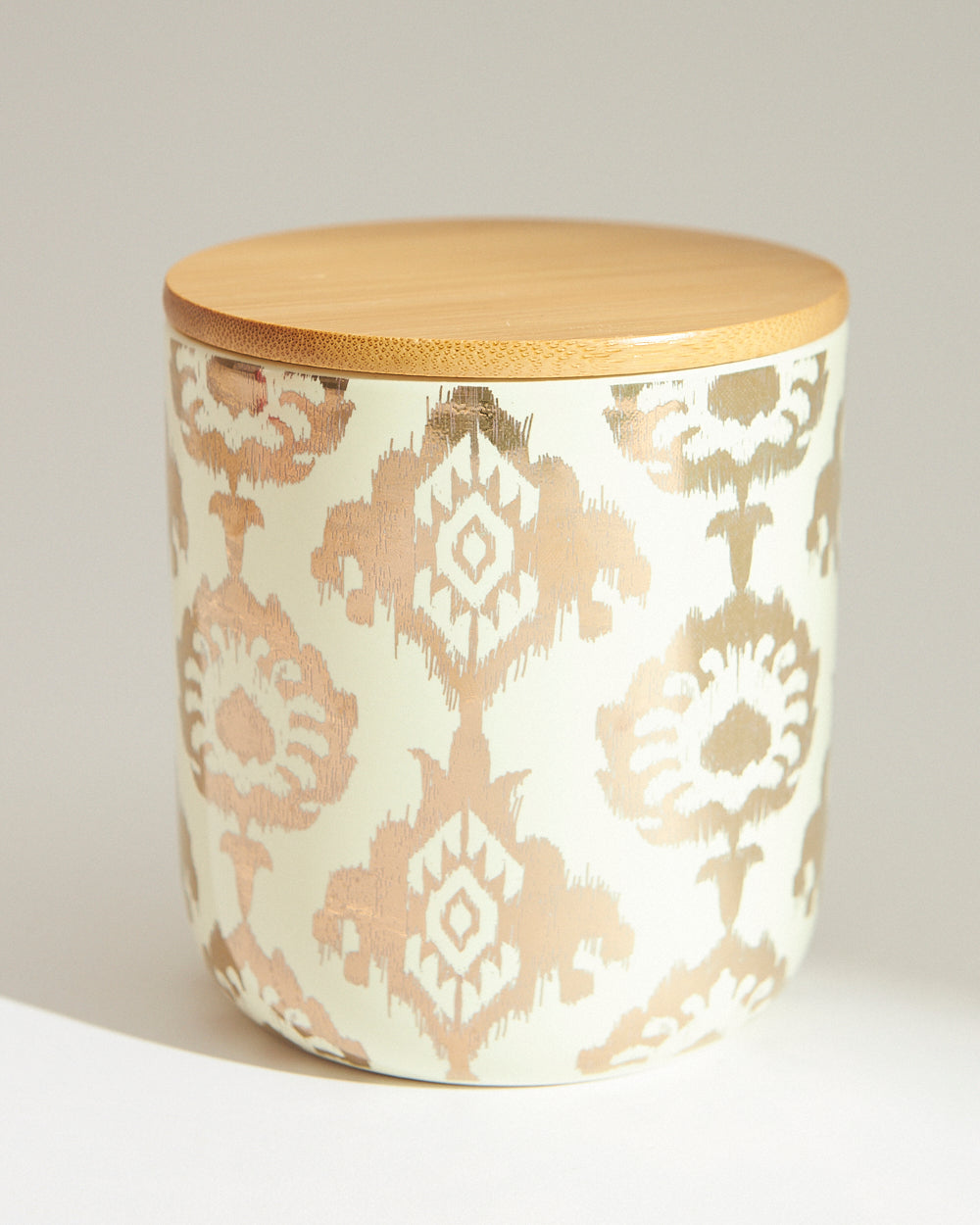 Ikat Festive Snack Jar + Ferrero Rocher Set | Ivory