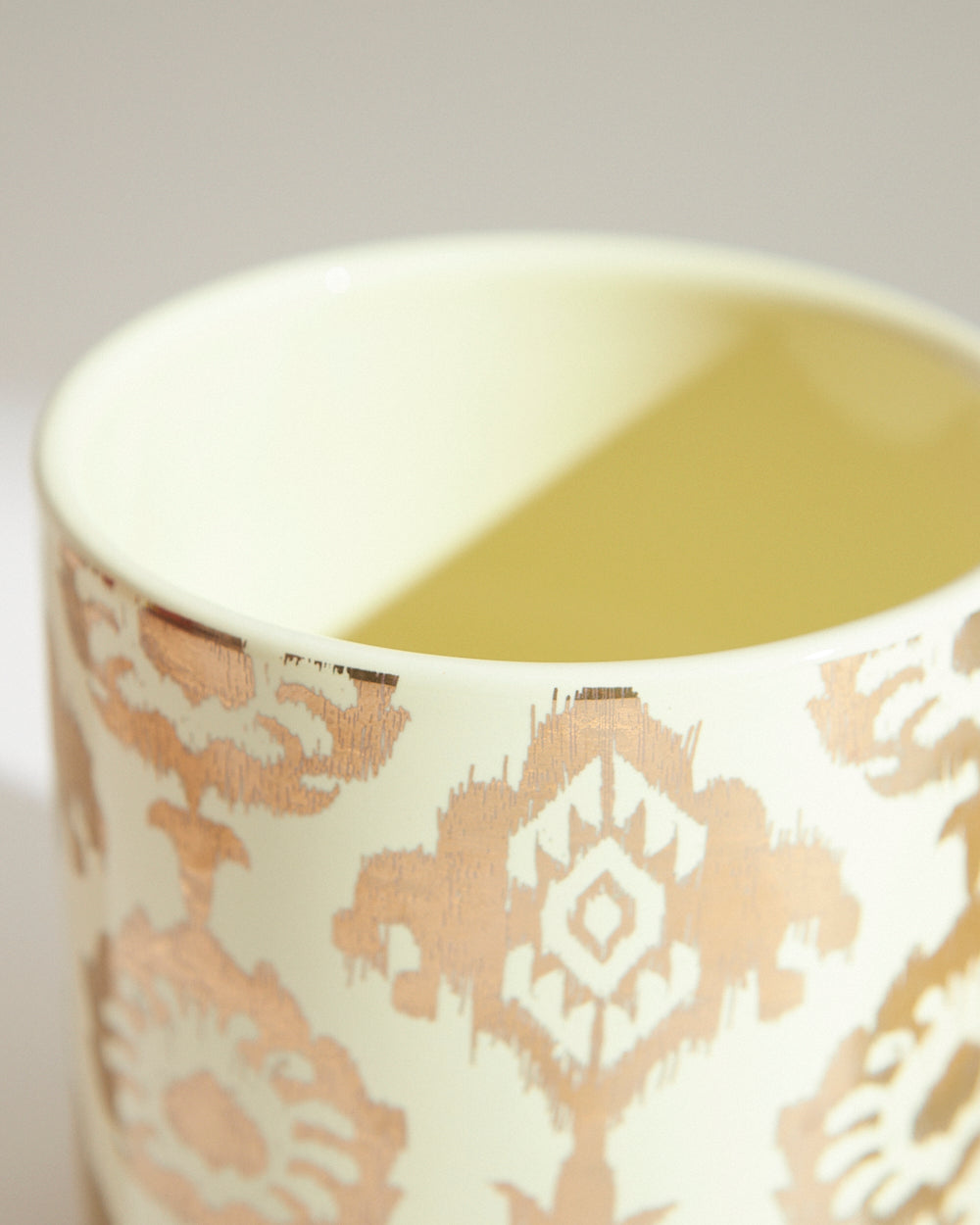 Ikat Festive Snack Jar + Ferrero Rocher Set | Ivory