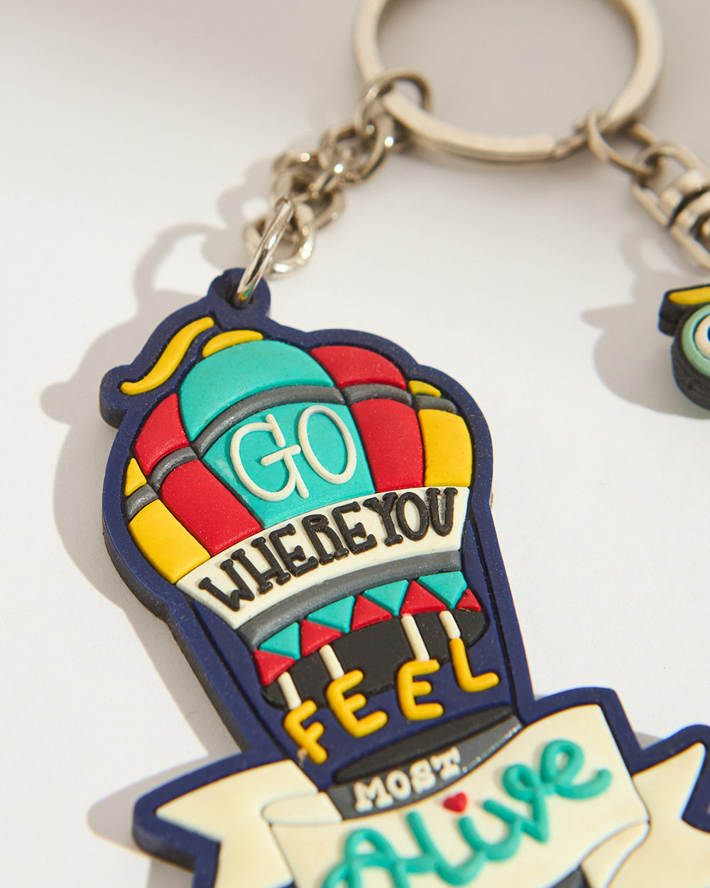 Chumbak Classic Go Where You Feel Keychain