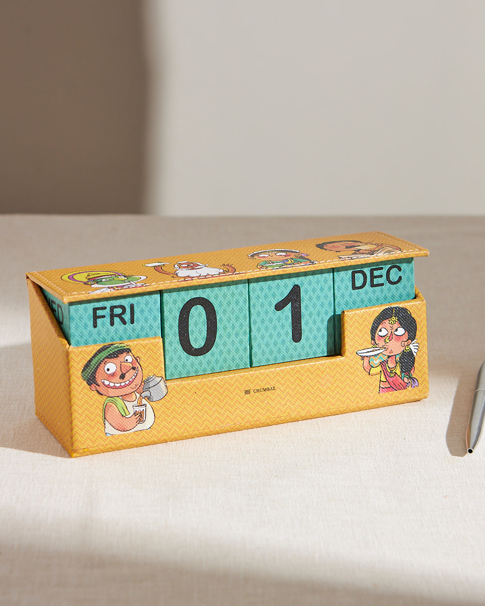 Doodle Bobble Head Desk Calendar