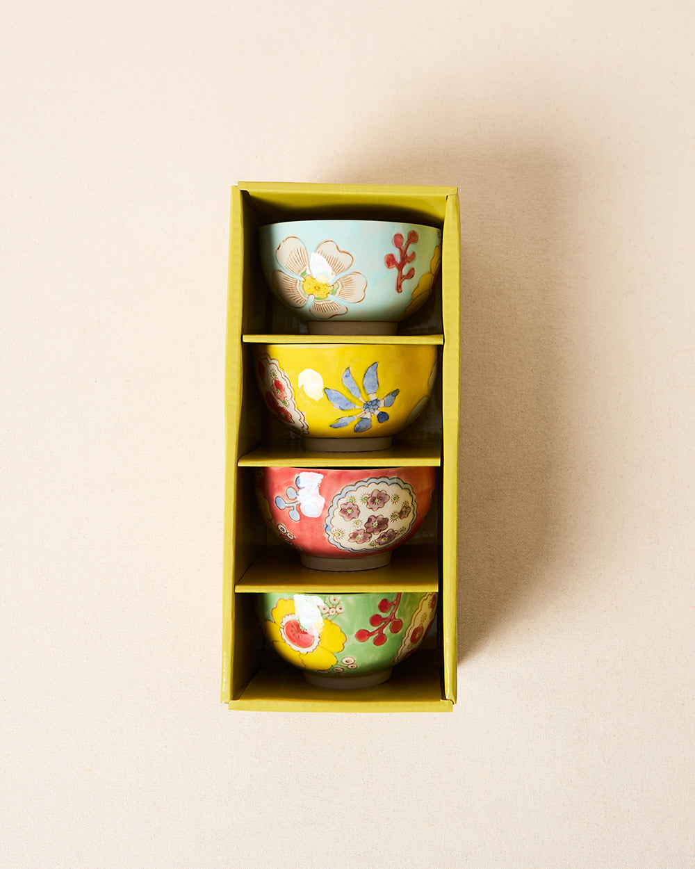 Hibiscus Bloom Bowls Gift Box | Set of 4