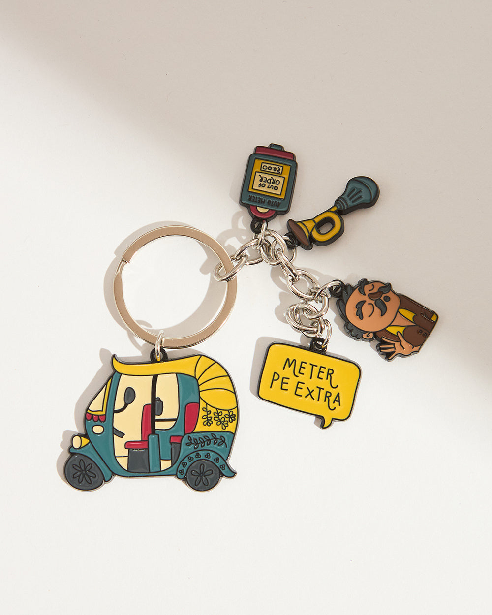 Chumbak Classic Autowalla Enamel Keychain