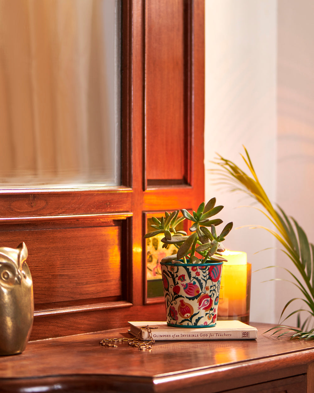 Boho Branches Pot Holder - Medium