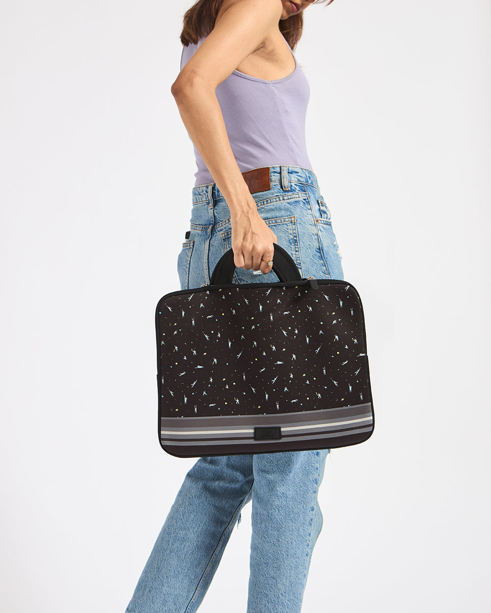 TEAL By Chumbak Milky Way Laptop Sleeve- 13inch