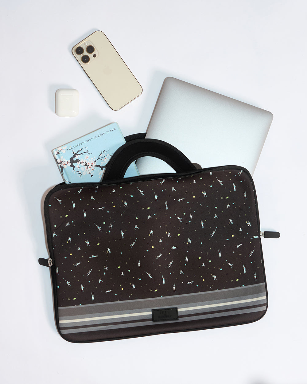 TEAL By Chumbak Milky Way Laptop Sleeve- 13inch