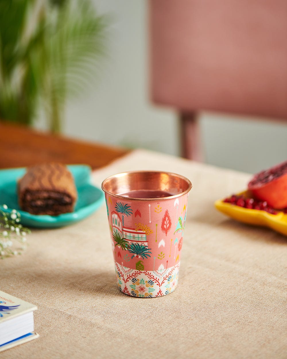 Hand painted Copper Tumblers | Drinkware