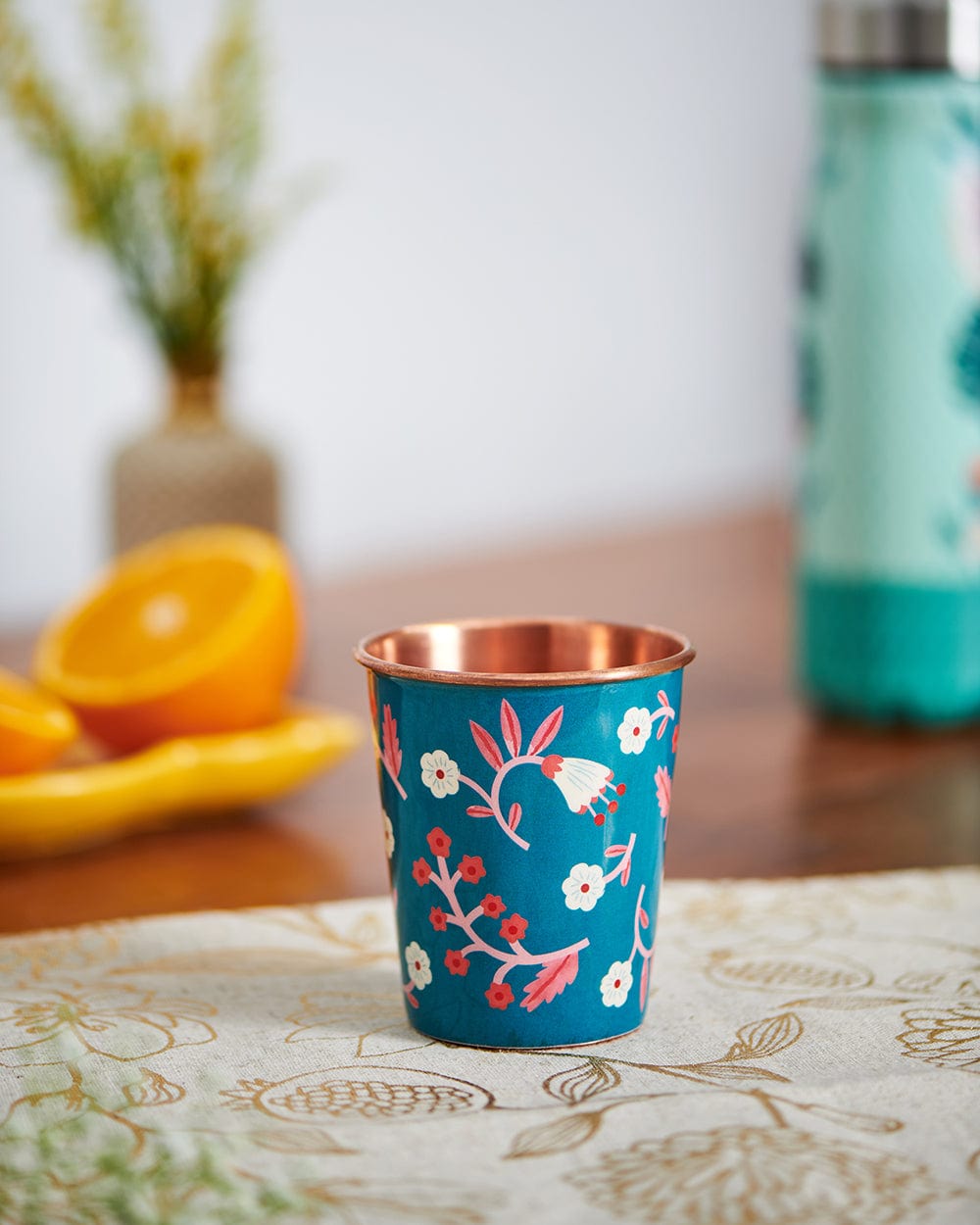 Hand painted Copper Tumblers | Drinkware