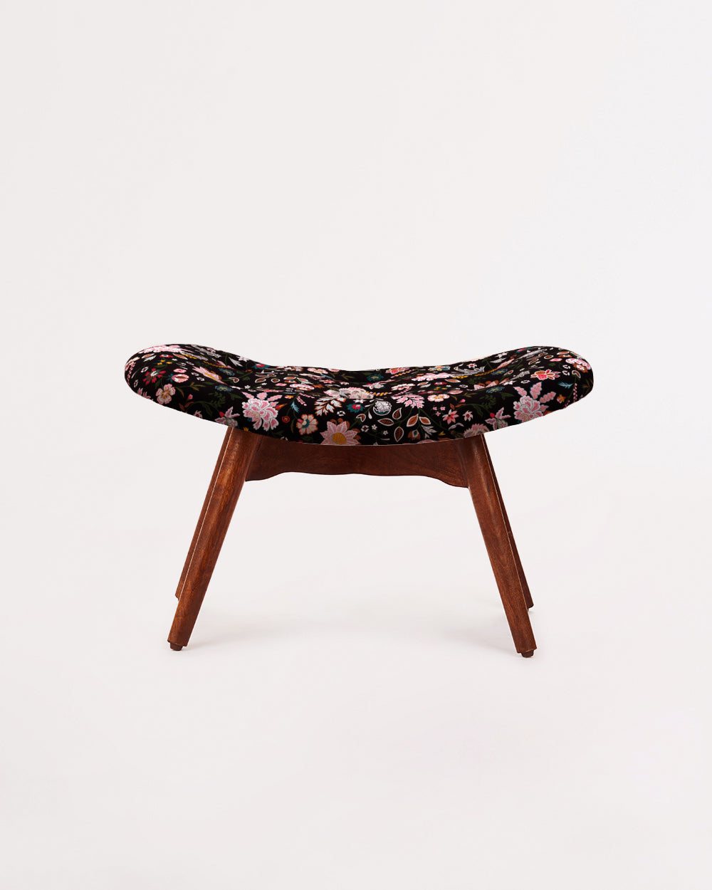 Mid Century Modern Foot Rest -  Bohemian Paisley