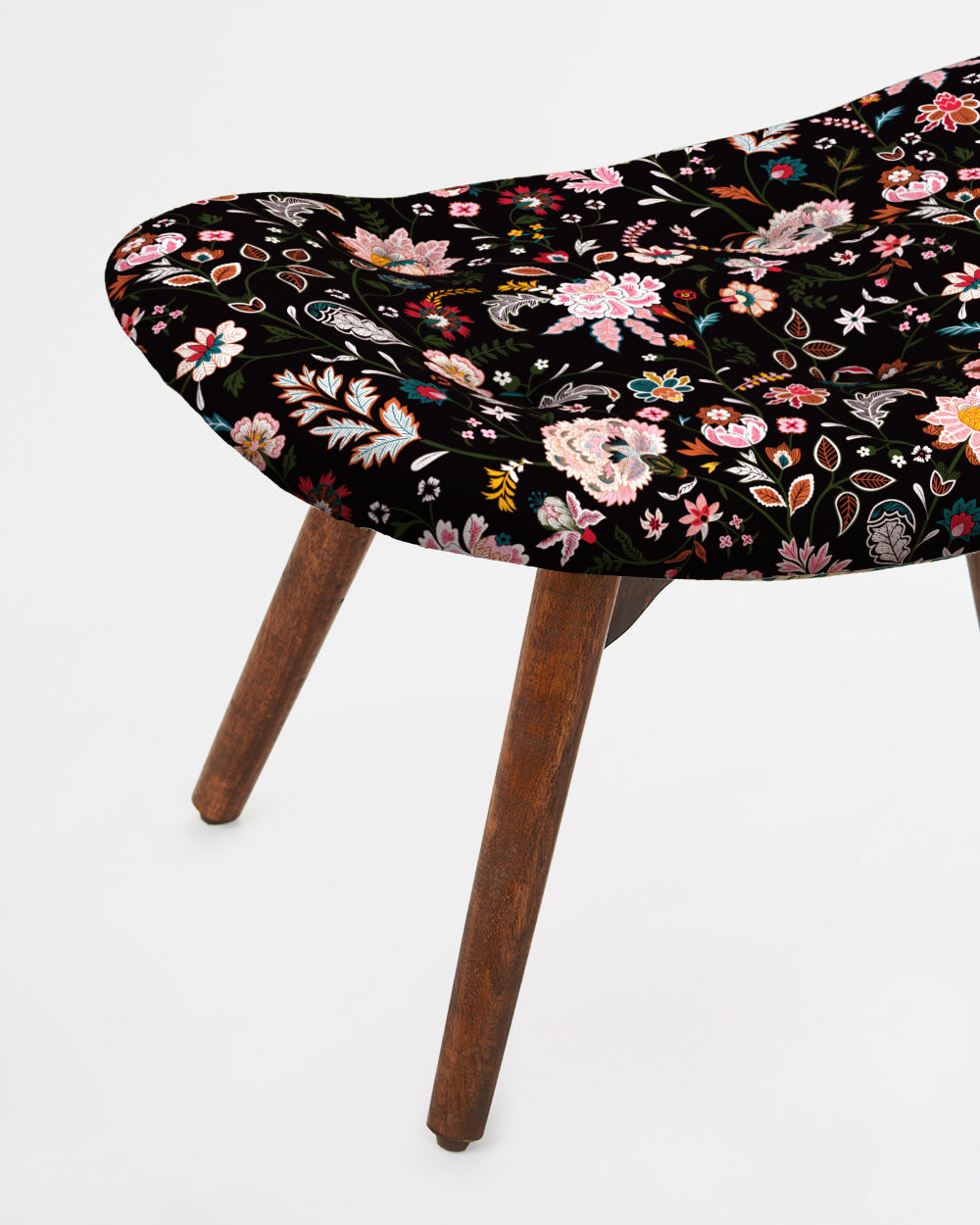 Mid Century Modern Foot Rest -  Bohemian Paisley