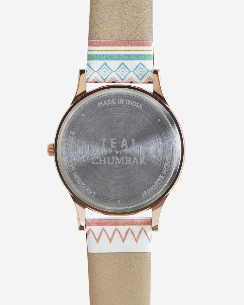 TEAL by Chumbak Ombre Aztec Watch-White
