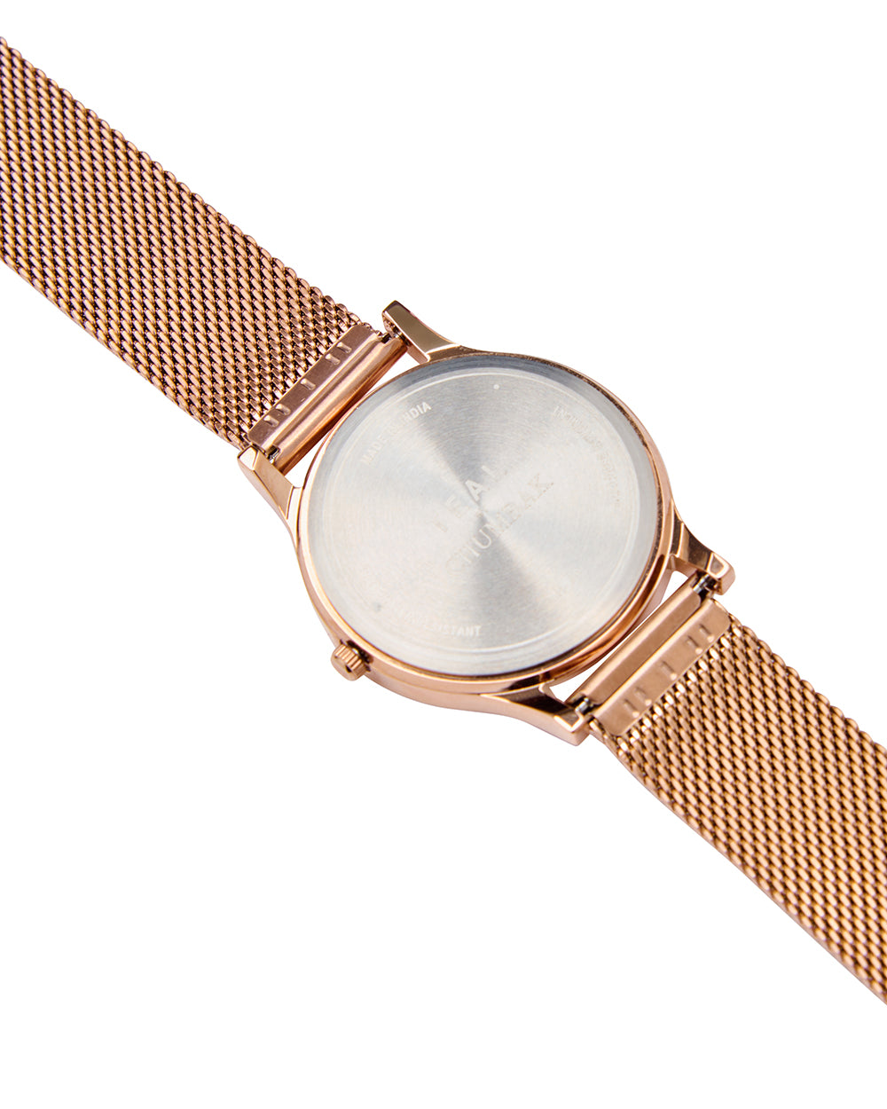 TEAL by Chumbak Sunset Ombre Watch, Metal Mesh Strap