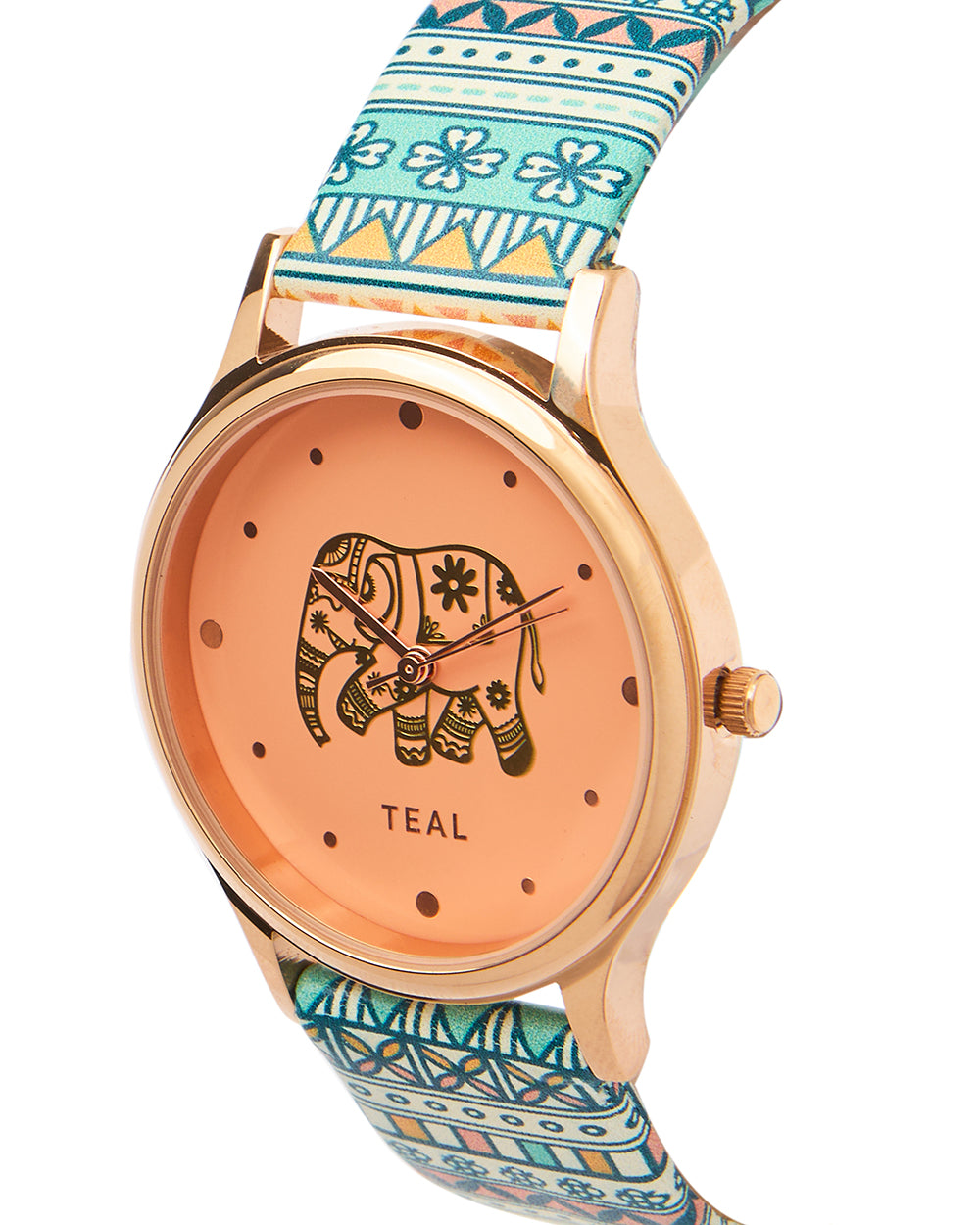 TEAL by Chumbak Carnival Elephant Watch