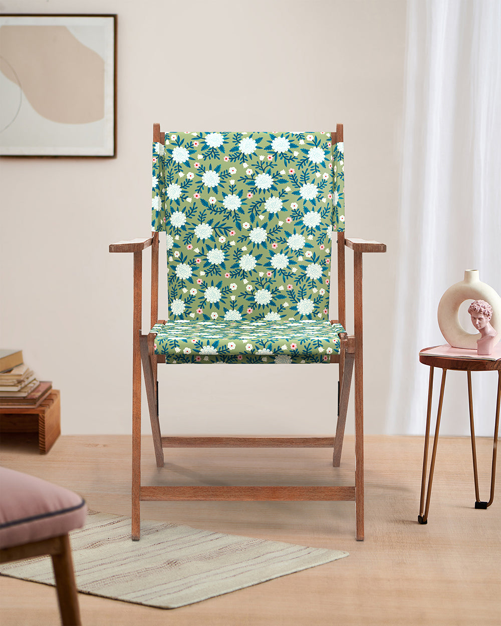 Bistro Folding Chair Spring Marigold Green