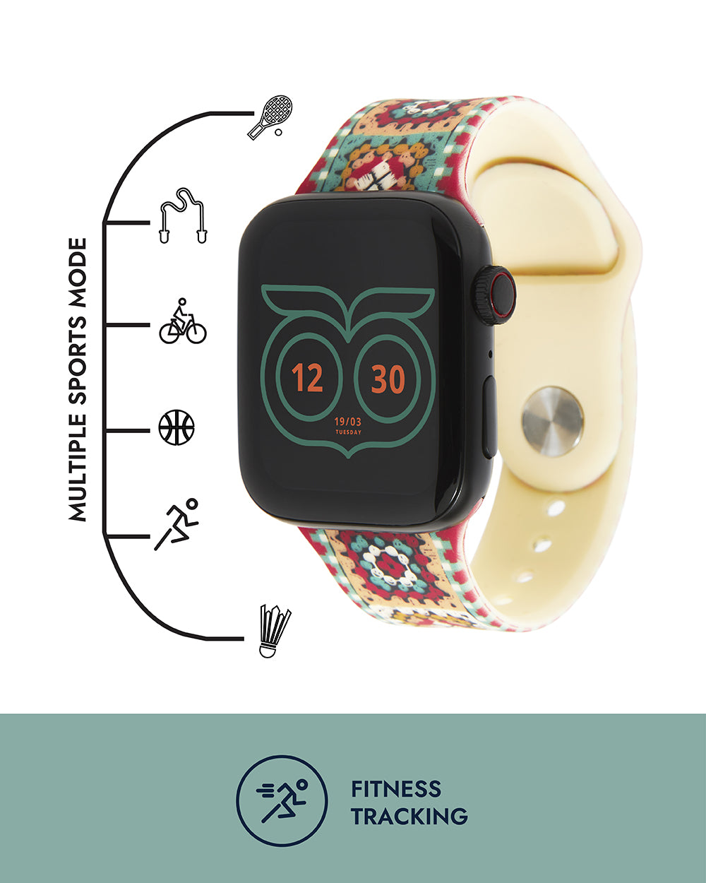 Chumbak Smartwatch for Women- Mosaic