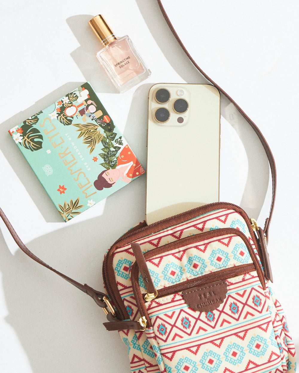 Teal by Chumbak Mercado Aztec Wallet Sling Bag