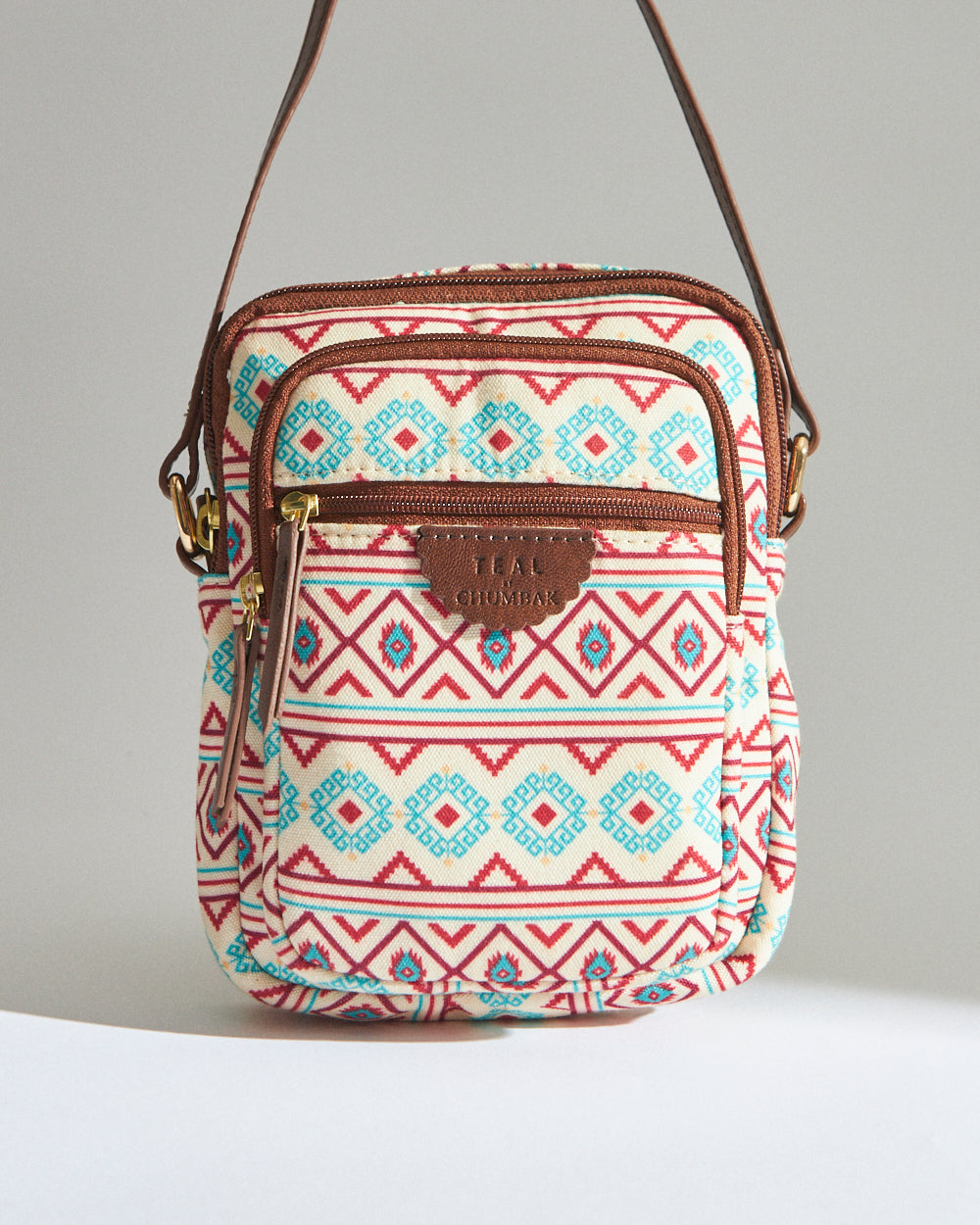Teal by Chumbak Mercado Aztec Wallet Sling Bag