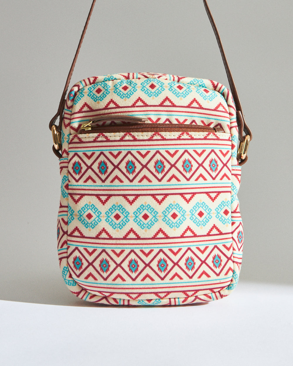 Teal by Chumbak Mercado Aztec Wallet Sling Bag