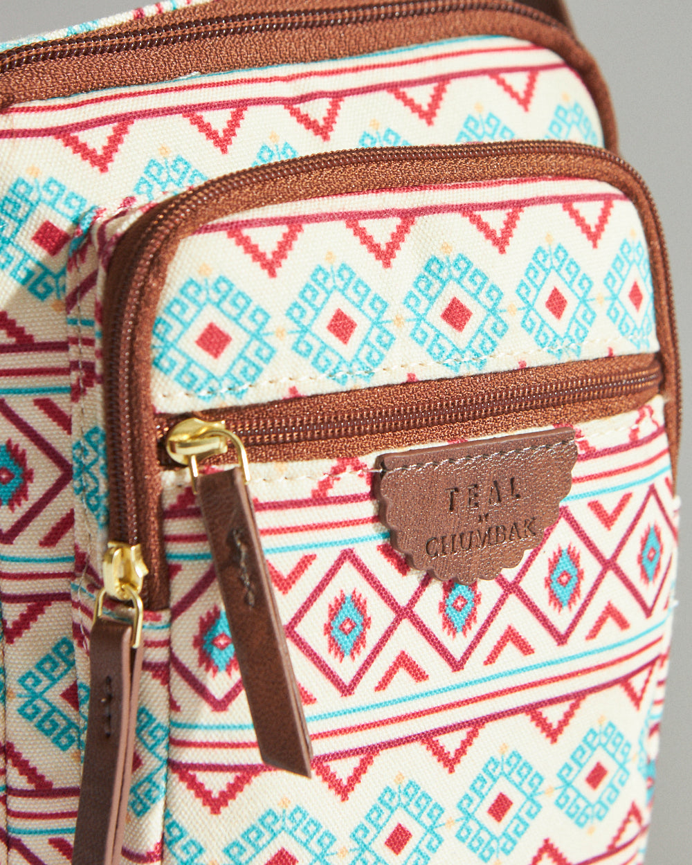 Teal by Chumbak Mercado Aztec Wallet Sling Bag