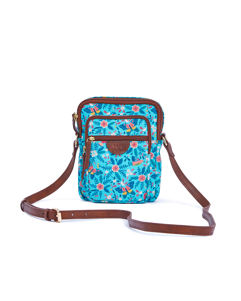 Teal by Chumbak Birds of Paradise Wallet Sling Bag