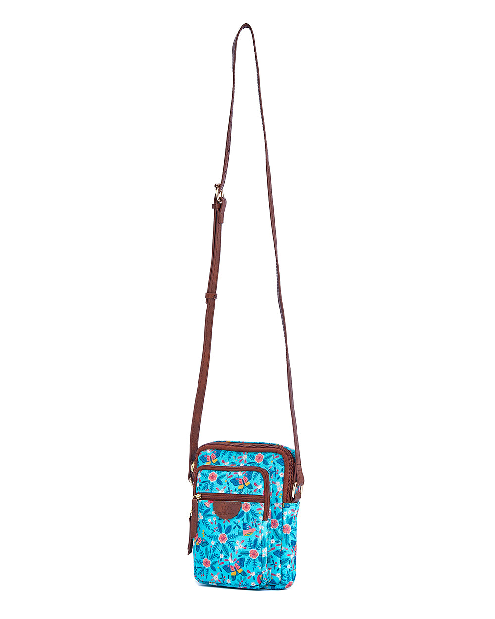 Teal by Chumbak Birds of Paradise Wallet Sling Bag