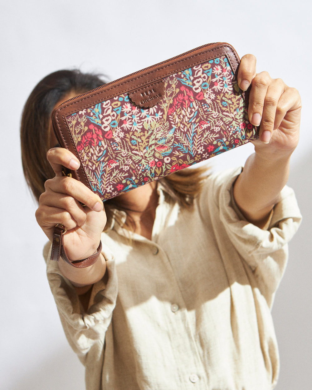 TealByChumbak Rainforest Long Wallet