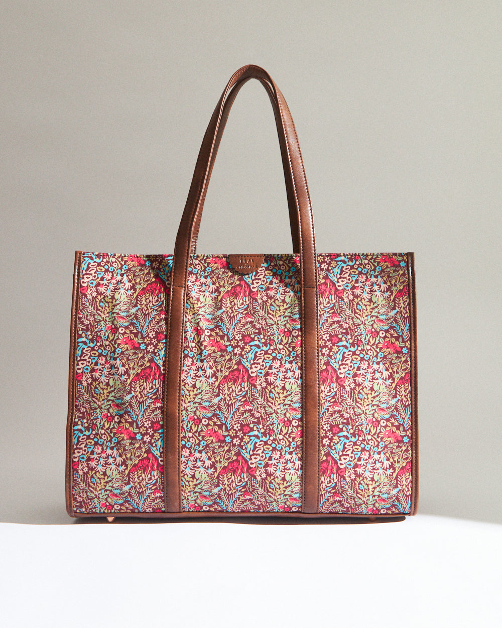 TealByChumbak Rainforest Canvas Tote