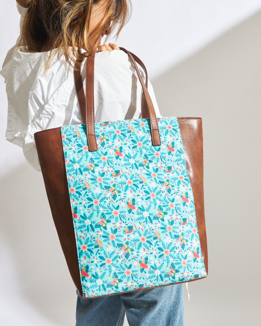 Teal By Chumbak Birds of Paradise Tote