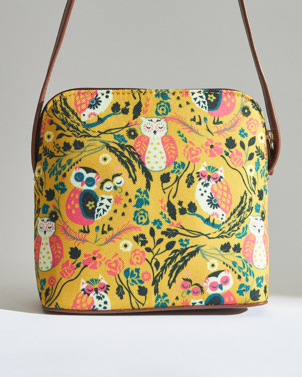 Teal By Chumbak Jungle Stories Sling Bag - Yellow