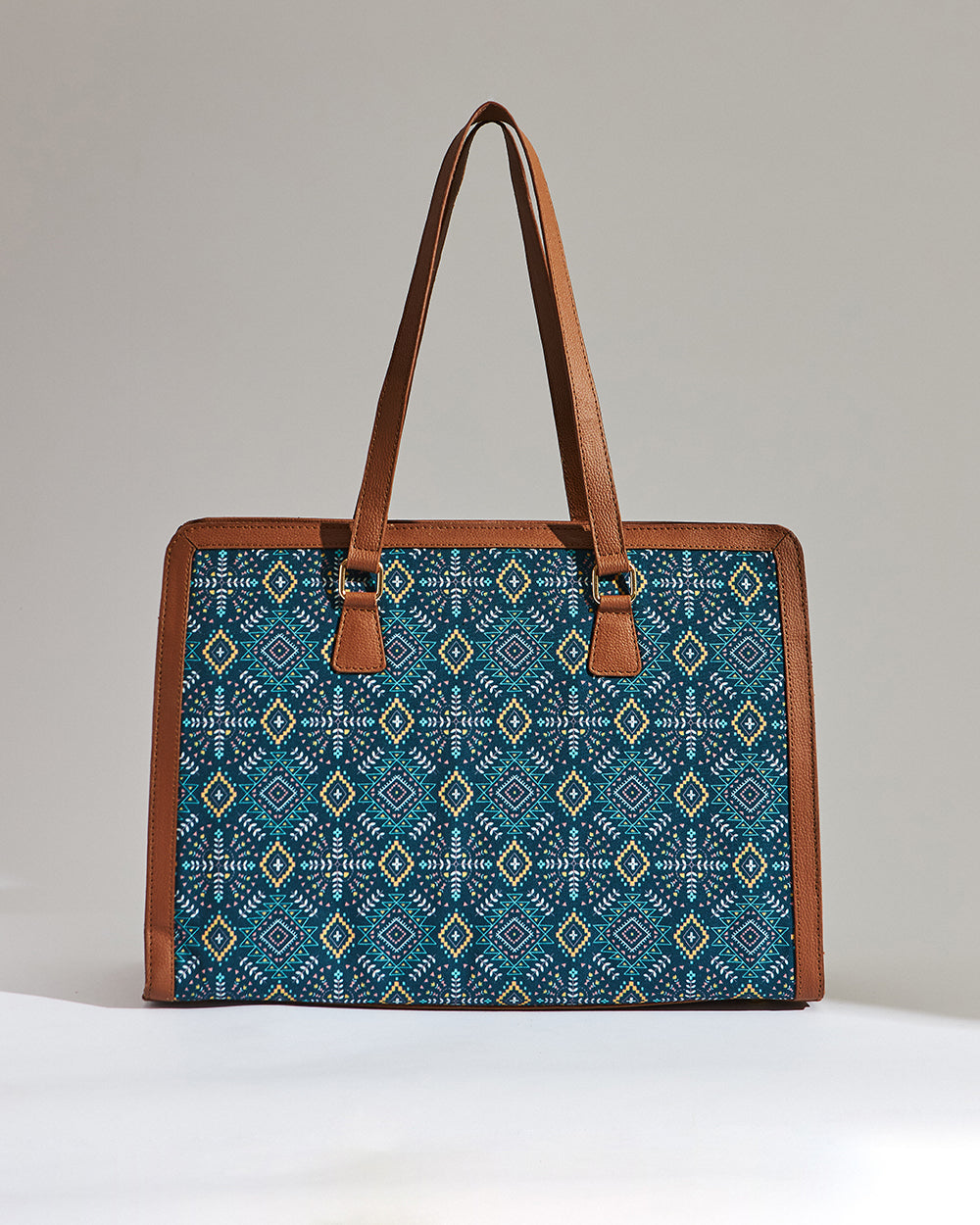 Teal by Chumbak Mexico Aztec Office Tote