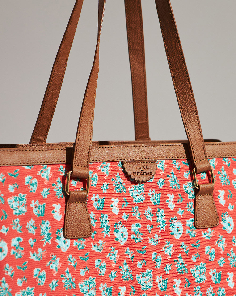 Teal by Chumbak Wildflower Office Tote