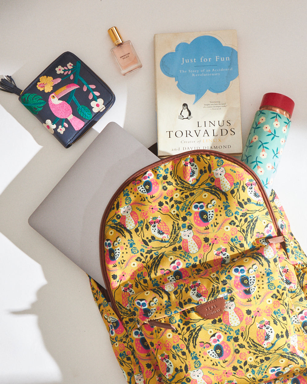 Teal by Chumbak Jungle Stories Laptop Backpack