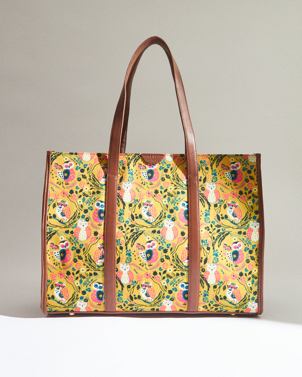 Teal by Chumbak Jungle Stories Canvas Tote