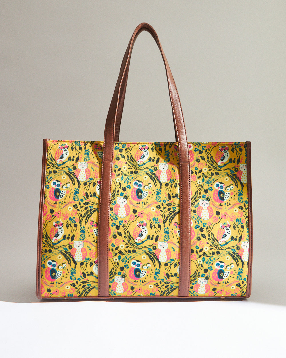 Teal by Chumbak Jungle Stories Canvas Tote