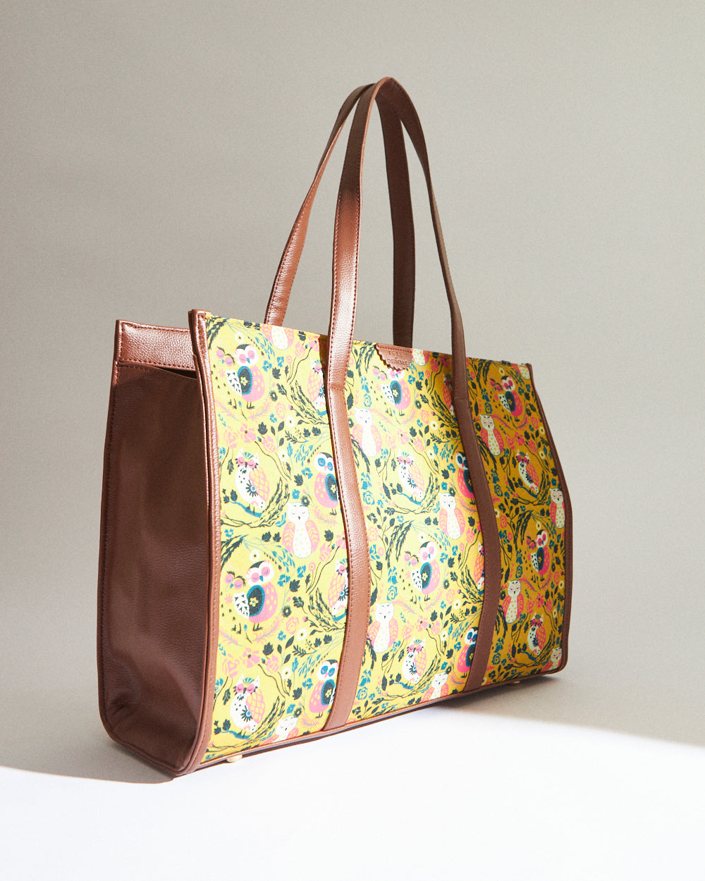 Teal by Chumbak Jungle Stories Canvas Tote