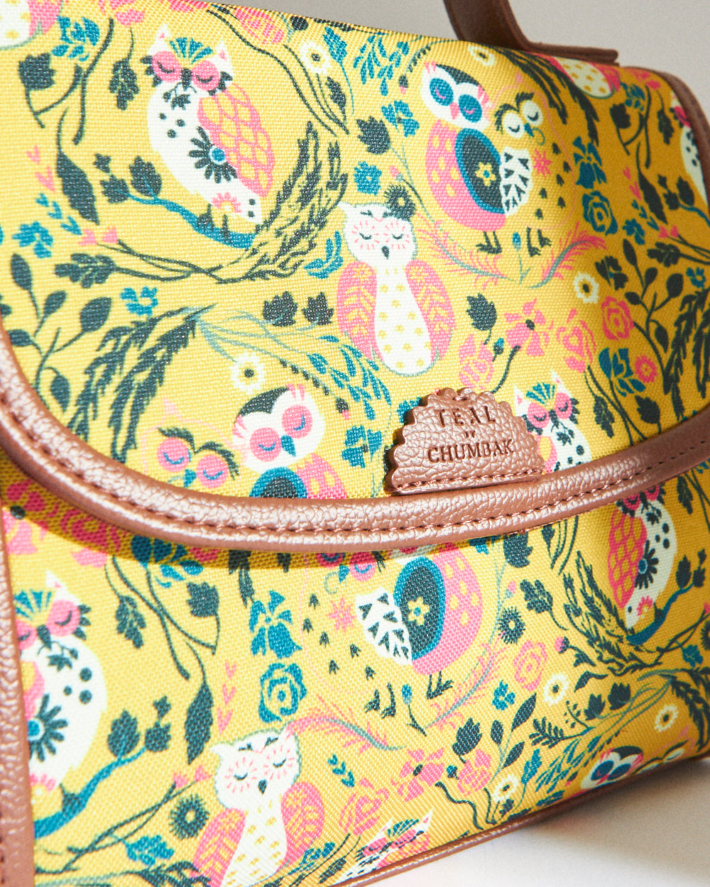 Teal by Chumbak Jungle Stories Crossbody Bag