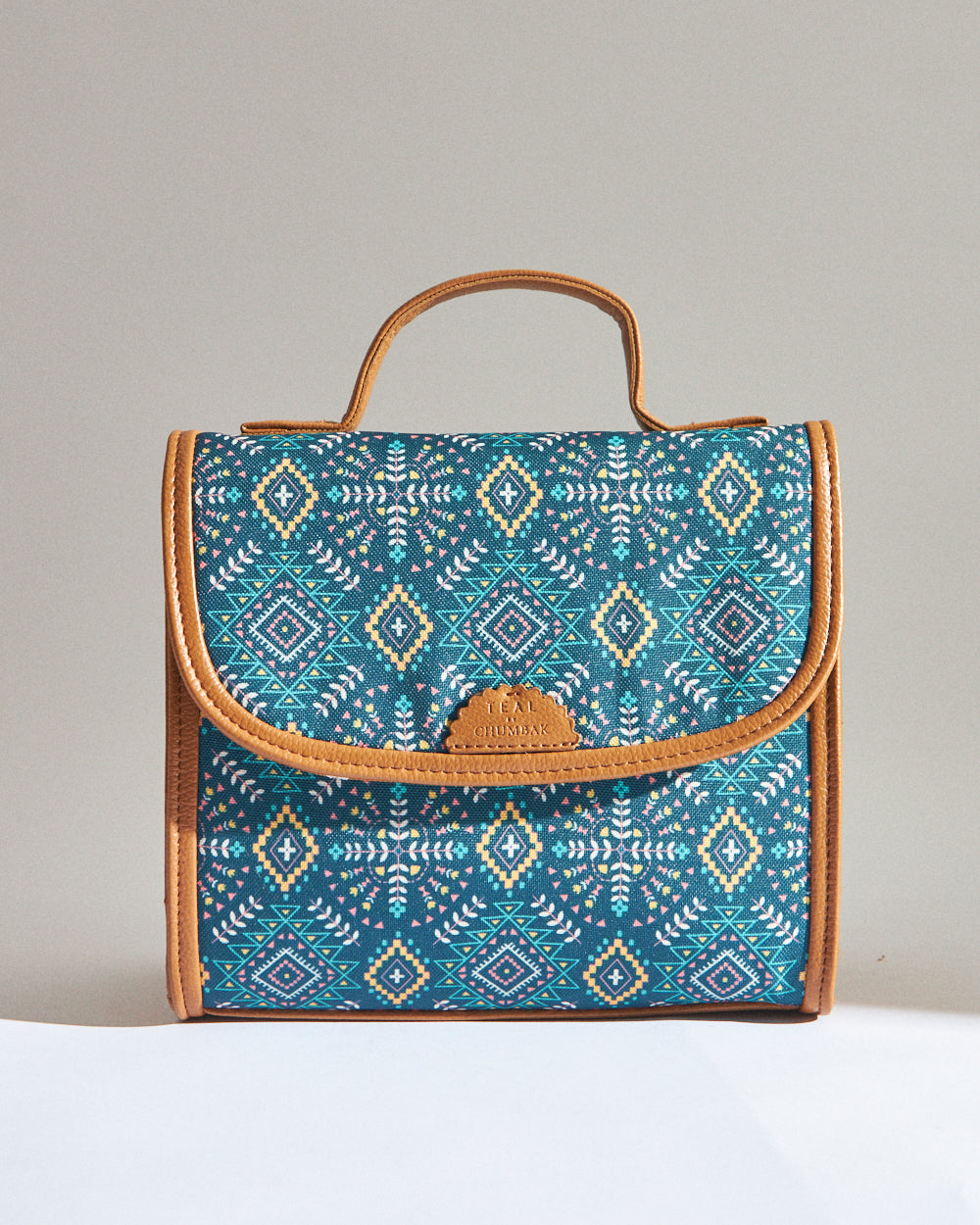 Teal by Chumbak Mexico Aztec Crossbody Bag